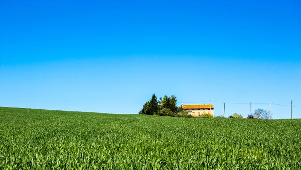 Weergave van Italiaanse platteland — Stockfoto