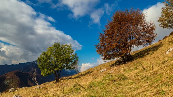 Październikowy Dzień Górach Val Resia Friuli Wenecji Julijskiej — Zdjęcie stockowe