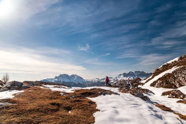 October trekking in the mountains of Val Pesarina, Friuli-Venezia Giulia.