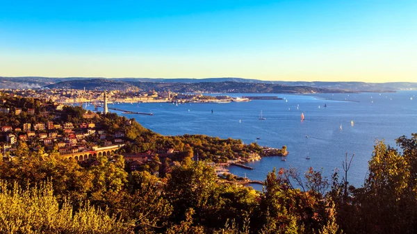 Uma Das Maiores Regatas Mundo Com Mais 2100 Barcos Barcolana — Fotografia de Stock