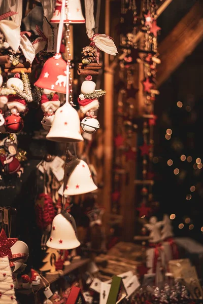 Mercados Navidad Norte Italia Una Noche Diciembre —  Fotos de Stock