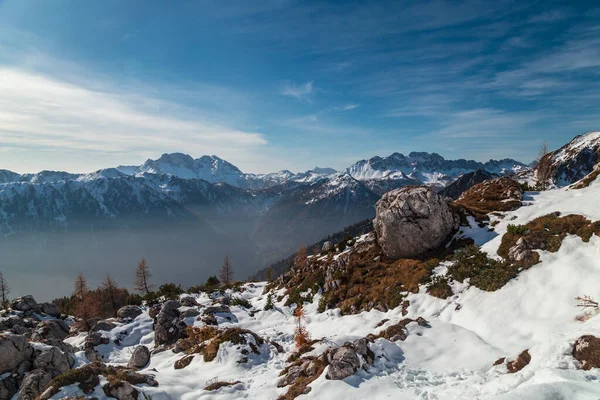 Říjnová Trekking Horách Val Pesarina Friuli Venezia Giulia — Stock fotografie