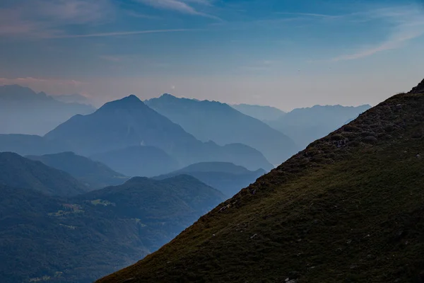 Zonnige Dag September Alpen Van Friuli Venezia Giulia Italië — Stockfoto