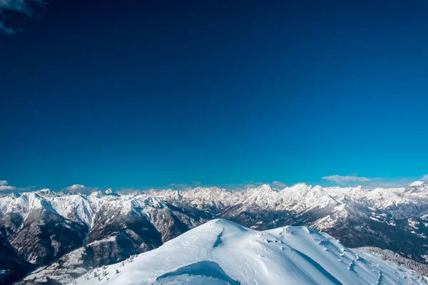 Горі Зонколан Карнійські Альпи Після Великого Снігопаду Провінція Удіне Фріулі — стокове фото