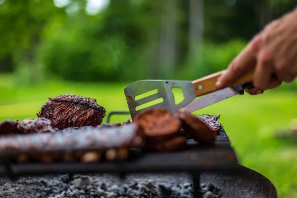 Sommer Ist Die Beste Zeit Des Jahres Zum Grillen — Stockfoto