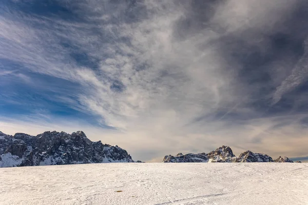 Journée Ensoleillée Dans Dolomiti Sesto Trentin Haut Adige Italie — Photo