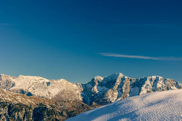 Début Printemps Dans Les Alpes Frioul Vénétie Julienne Italie — Photo
