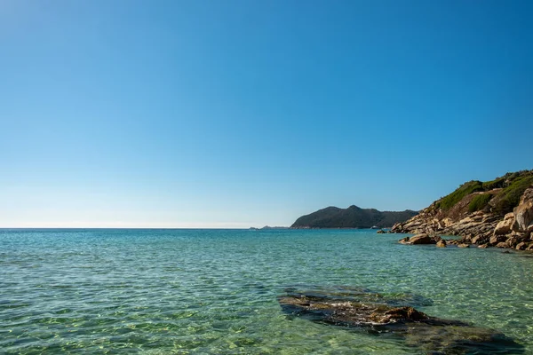 Dia Verão Cala Monte Turno Uma Bela Baía Sudeste Sardenha — Fotografia de Stock