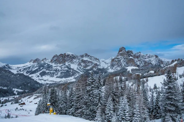 Mraky Nesoucí Sníh Italských Alpách — Stock fotografie