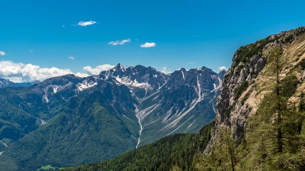 Mei Zonnige Dag Alpen Van Friuli Venezia Giulia Italië — Stockfoto