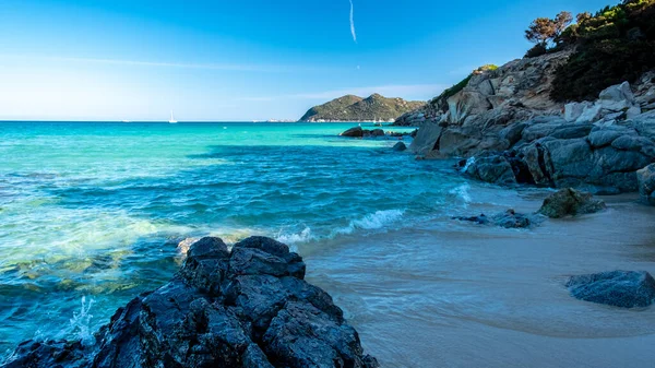 Sommardag Cala Monte Turno Vacker Vik Sydöstra Sardegna — Stockfoto