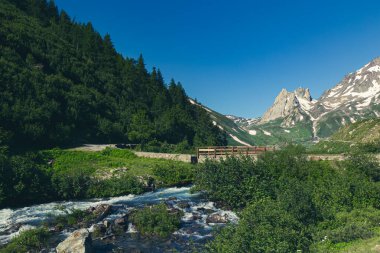 Monte Bianco grubunun güzel Alpleri