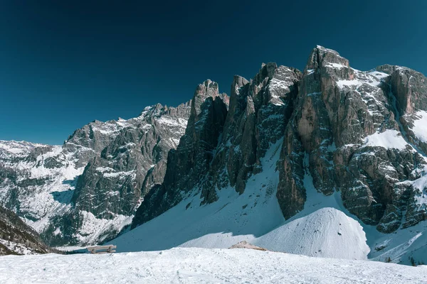 Sonnentag Den Sextner Dolomiten Trentino Südtirol Italien — Stockfoto