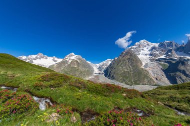 Monte Bianco grubunun güzel Alpleri