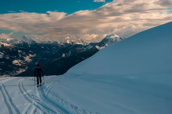 Monte Zoncolan Alpes Cárnicos Después Una Gran Nevada Udine Province — Foto de Stock