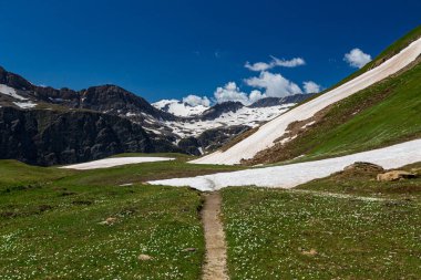 Monte Bianco grubunun güzel Alpleri