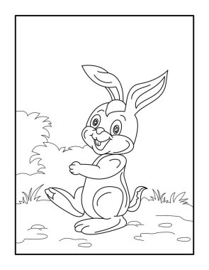 Çocuklar için Mutlu Paskalya Boyama Sayfaları. Rahatlama ve meditasyon için boyama kitabı.