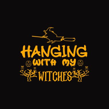 Happy Halloween lettering typography. Halloween typography t shirt design.