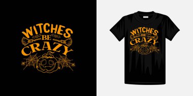 Happy Halloween lettering typography. Halloween typography t shirt design.