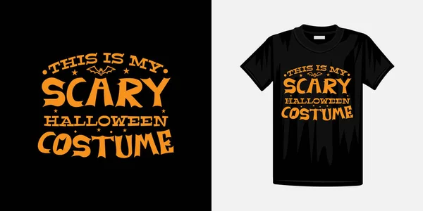 Happy Halloween Lettering Typography Halloween Typography Shirt Design — Vetor de Stock
