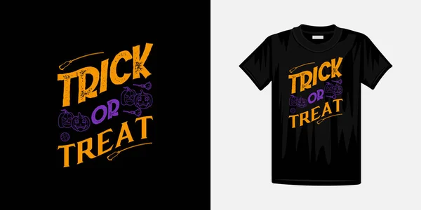 Happy Halloween Lettering Typography Halloween Typography Shirt Design — Vetor de Stock
