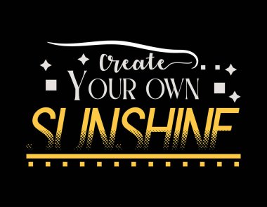 Motivational creative and modern typography design concept.  