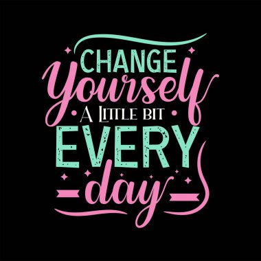 Motivational modern and creative typography design concept.  