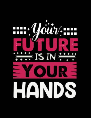 Inspirational hand drawn typography creative design concept.    
