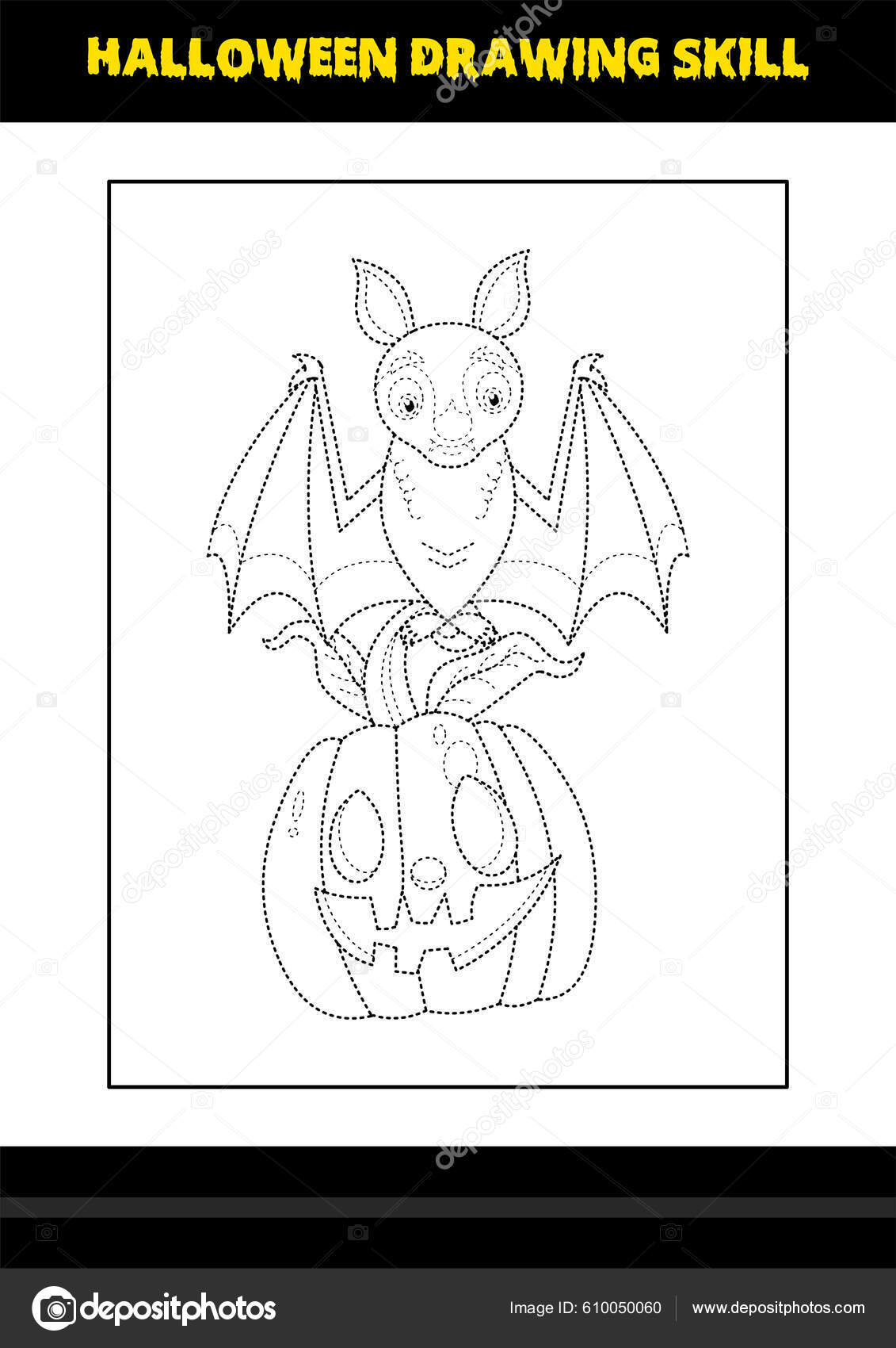 Desenhos de Halloween para desenhar e colorir