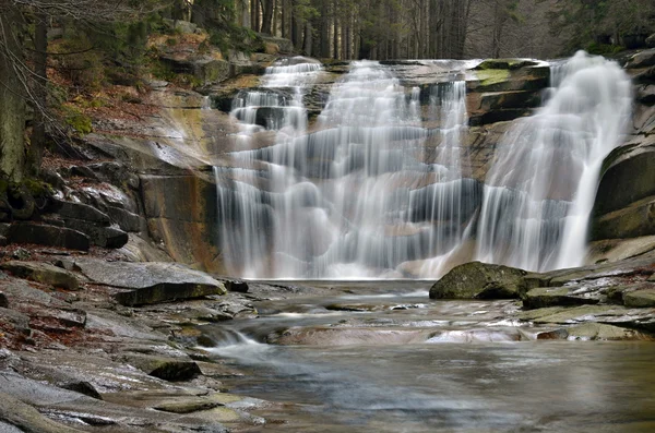 Cachoeira em Mumlava Imagens Royalty-Free