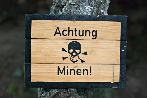 Allarme mine — Foto Stock