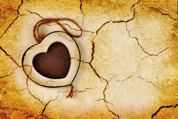 Cracked heart — Stock Photo, Image