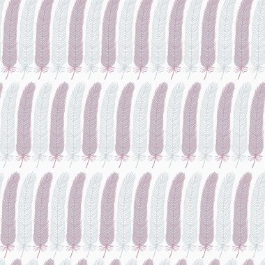 tüy vektör seamless modeli.