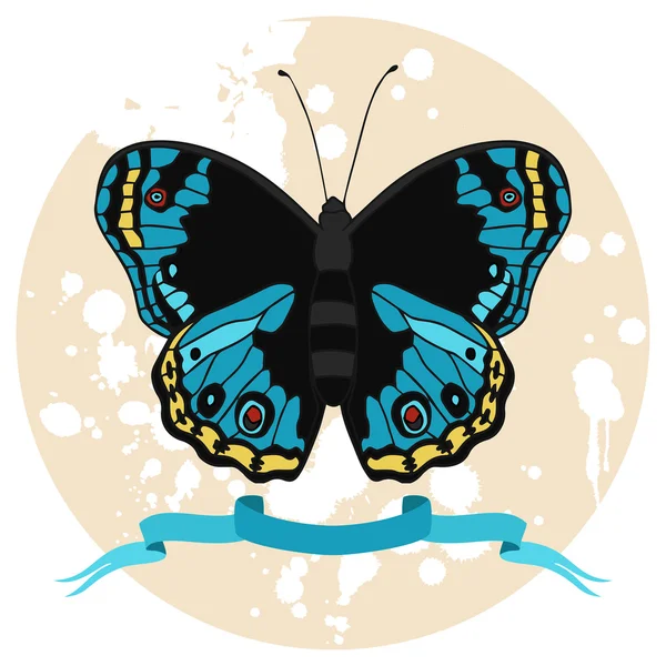 Illustration vectorielle papillon . — Image vectorielle