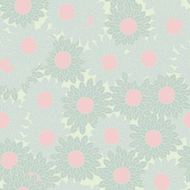 çiçek vektör seamless modeli.