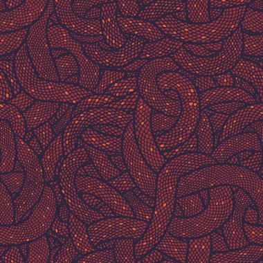 Yılan deri vektör seamless modeli.