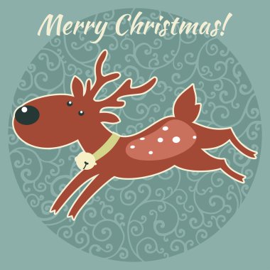 Noel, yeni yıl karakter çizimi.