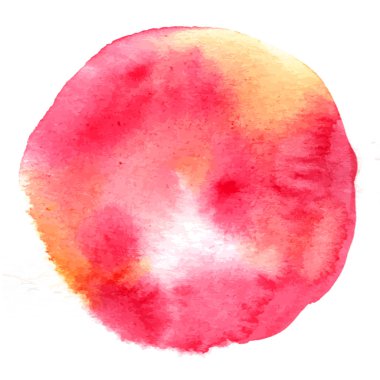 spot suluboya tarzında vektör çizim.