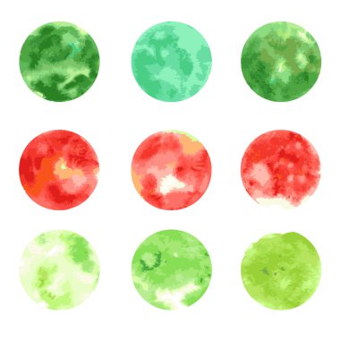 Sulu Boya stilinde spot sorunsuz arka plan vektör.