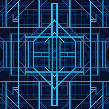 Art deco stil vektör geometrik desen.