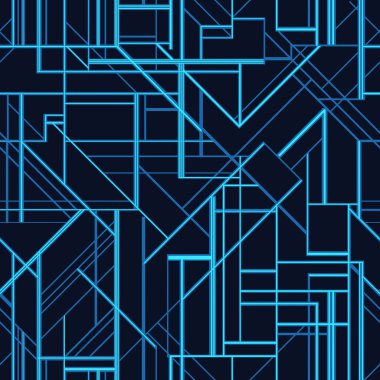 Art deco stil vektör geometrik desen.