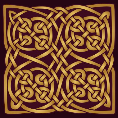 Celtic stil süsleme vektör çizim.
