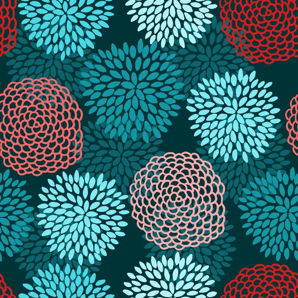 Modèle vectoriel sans couture floral . — Image vectorielle