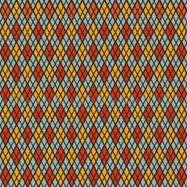 Azulejos de colores patrón de vectores sin costura . — Archivo Imágenes Vectoriales