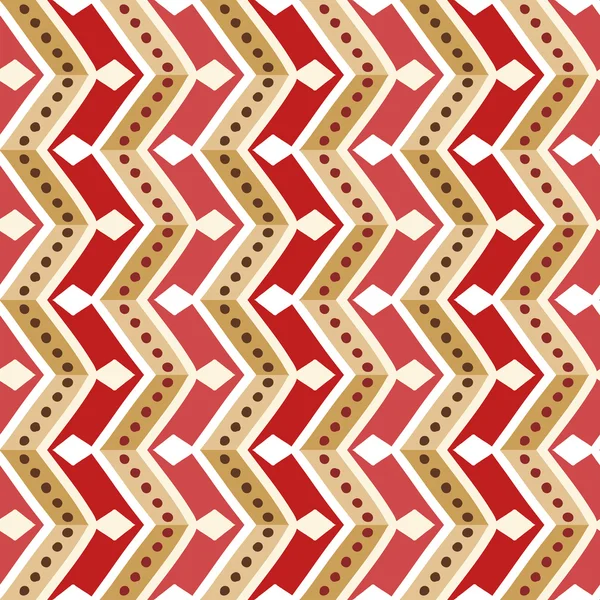 シームレス パターンのジグザグ形のベクトル. — ストックベクタ