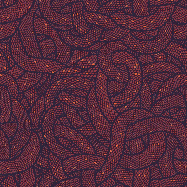 ヘビ皮のシームレスなパターン ベクトル. — ストックベクタ