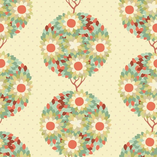 Floral vector seamless pattern. — Stock Vector
