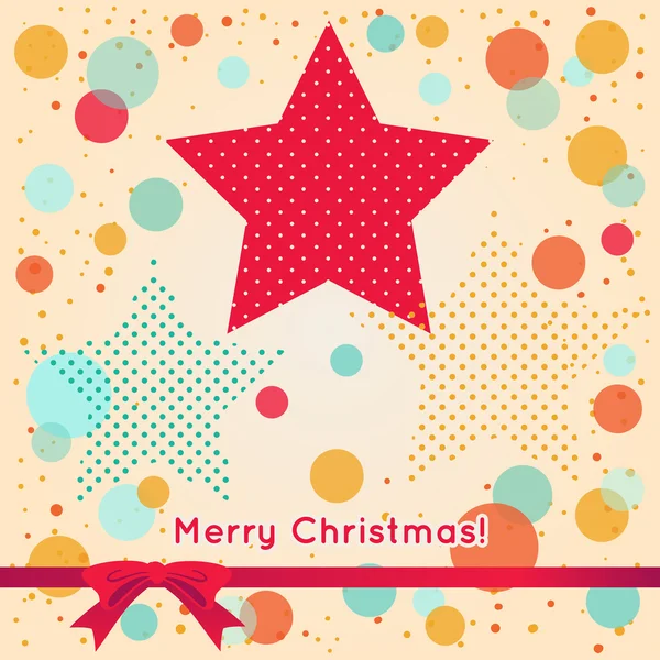 Christmas,New Year vector greetings card. — Stock Vector