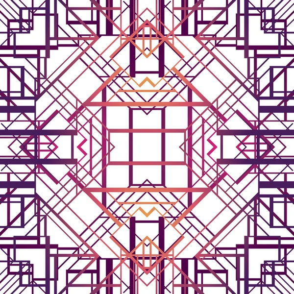 Art deco stil vector model geometric . — Vector de stoc