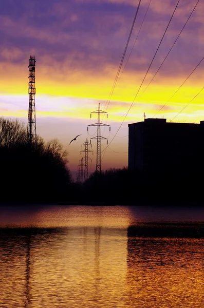 enerji hatları, sunrise